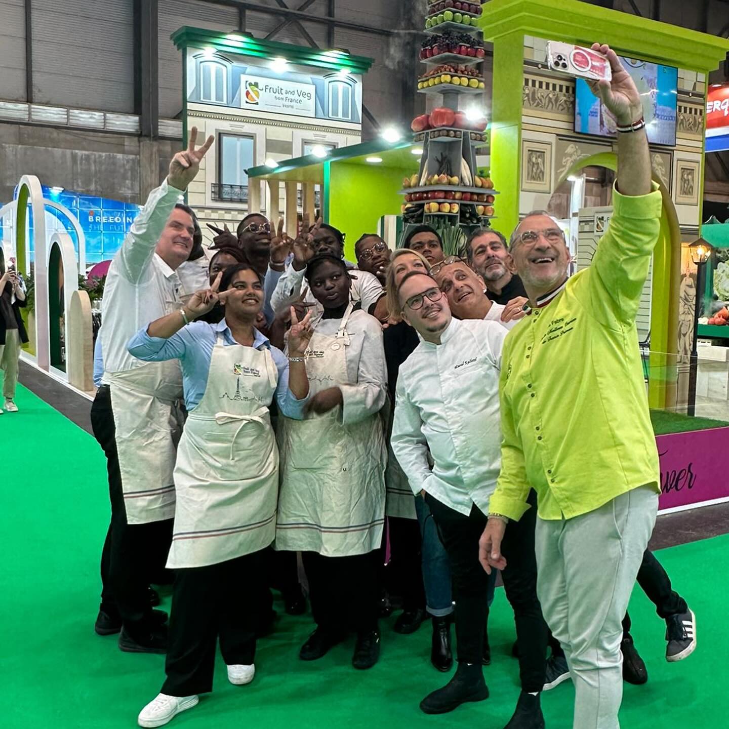 L'équipe du chef pour les fruits et légumes au SIA 2025