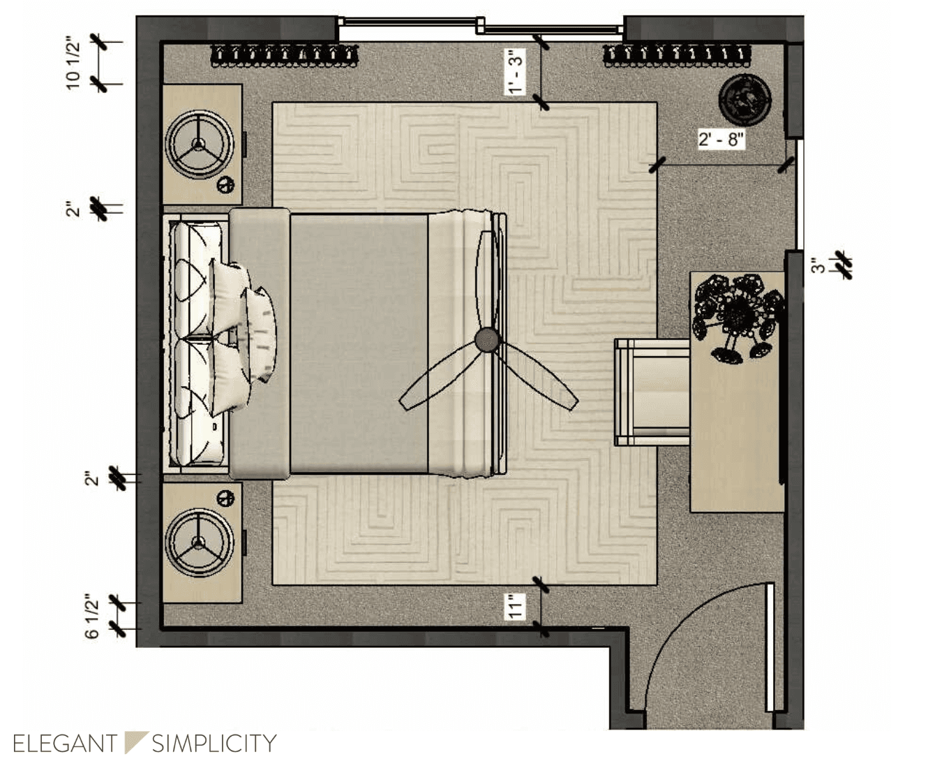 We’re so excited to share details from The Ravensdale House: Girls Bedroom — one of our favorite interior design + remodeling projects in Ravensdale, Washington. 