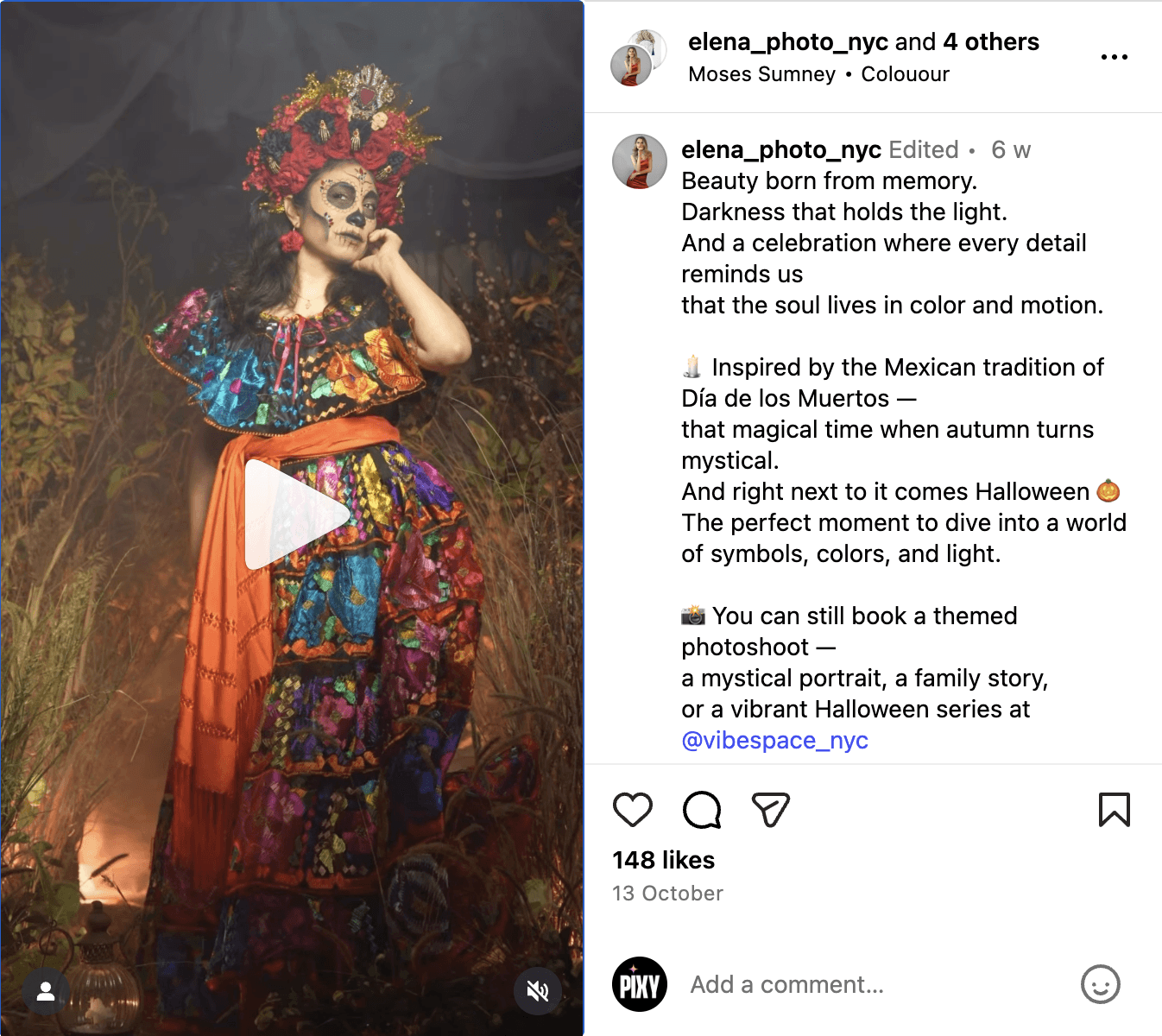 Seasonal Inspiration Posts about Halloween in Instagram