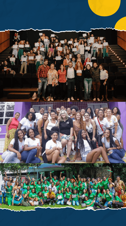 Foto de um grupo de jovens