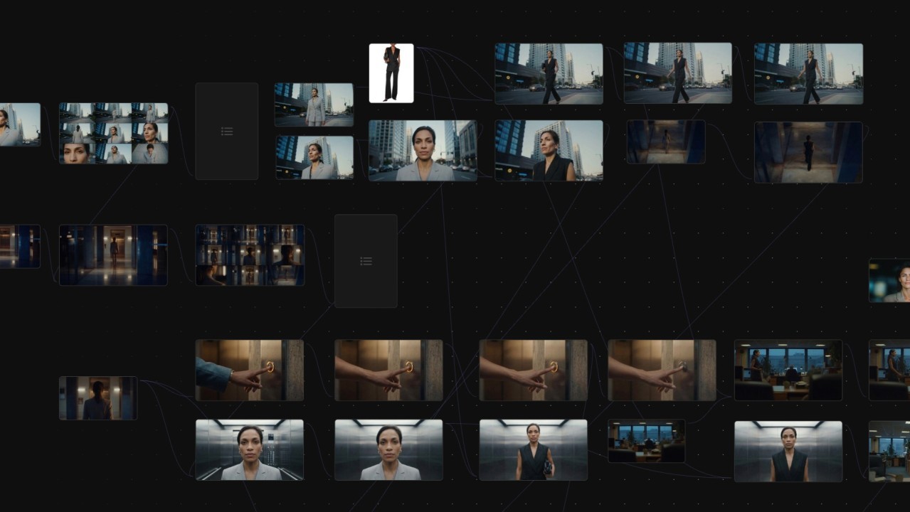 Imagens iniciais da personagem e cenografia foram criadas no MidJourney levadas para o Freepik para desdobramentos com o Nano Banana 2.