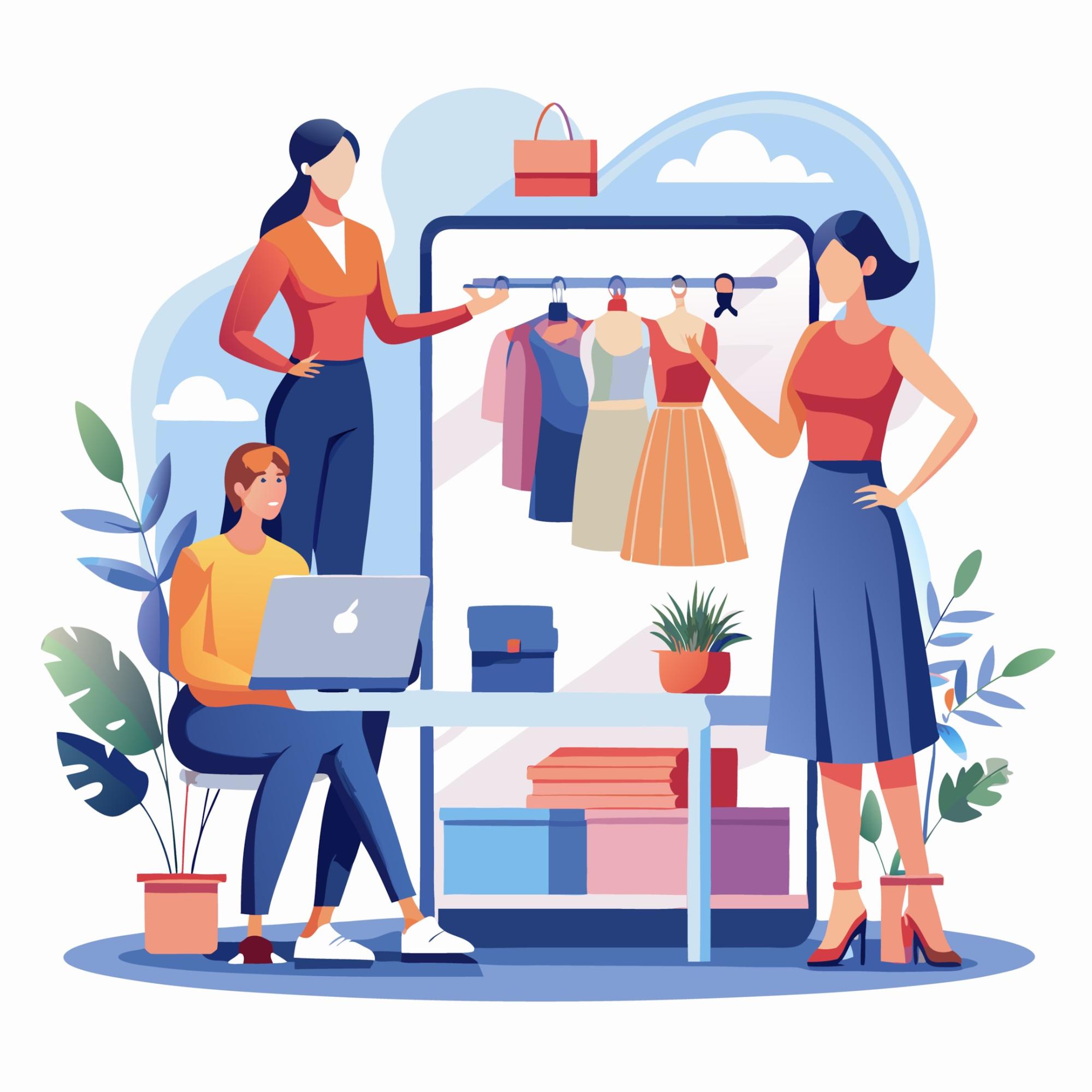 fashion management vector