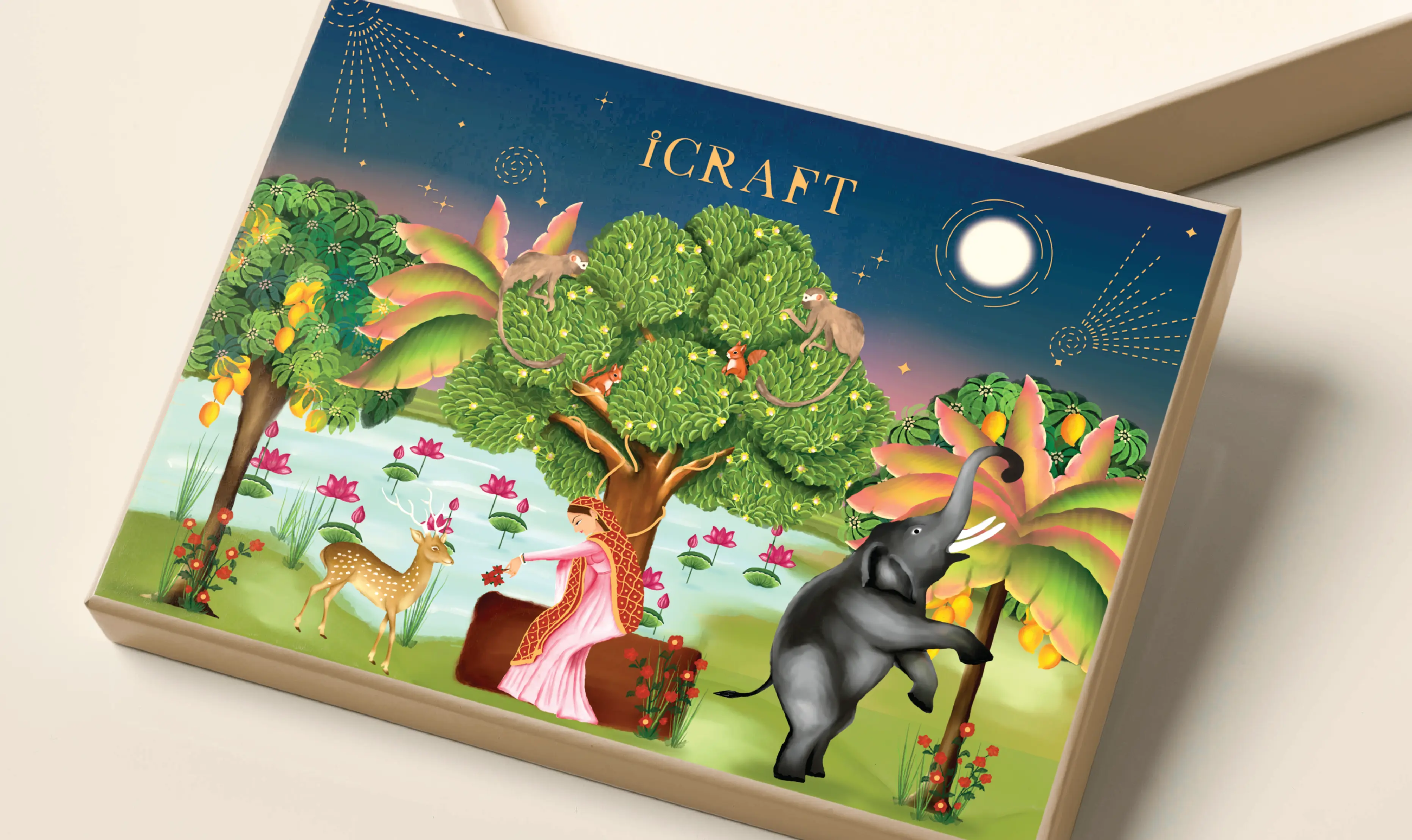 a silhouette of a little girl with short hair standing in an extraterrestrial garden with alien plants, glowing flowers, and strange, ethereal creatures floating around, set against the backdrop of a colorful nebula.