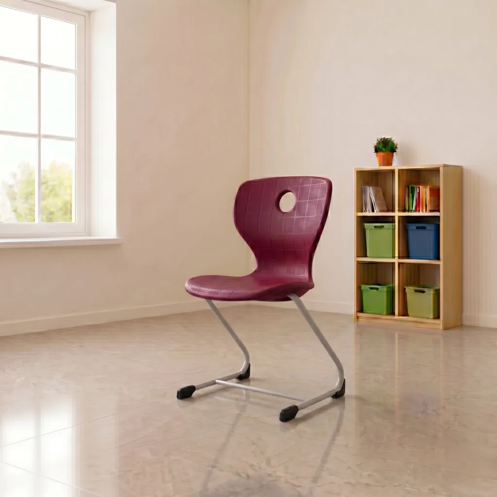 Z-Metal frame school chair for education environments. Made in Turkey