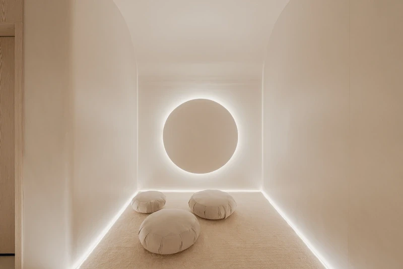 Cabin meditation area