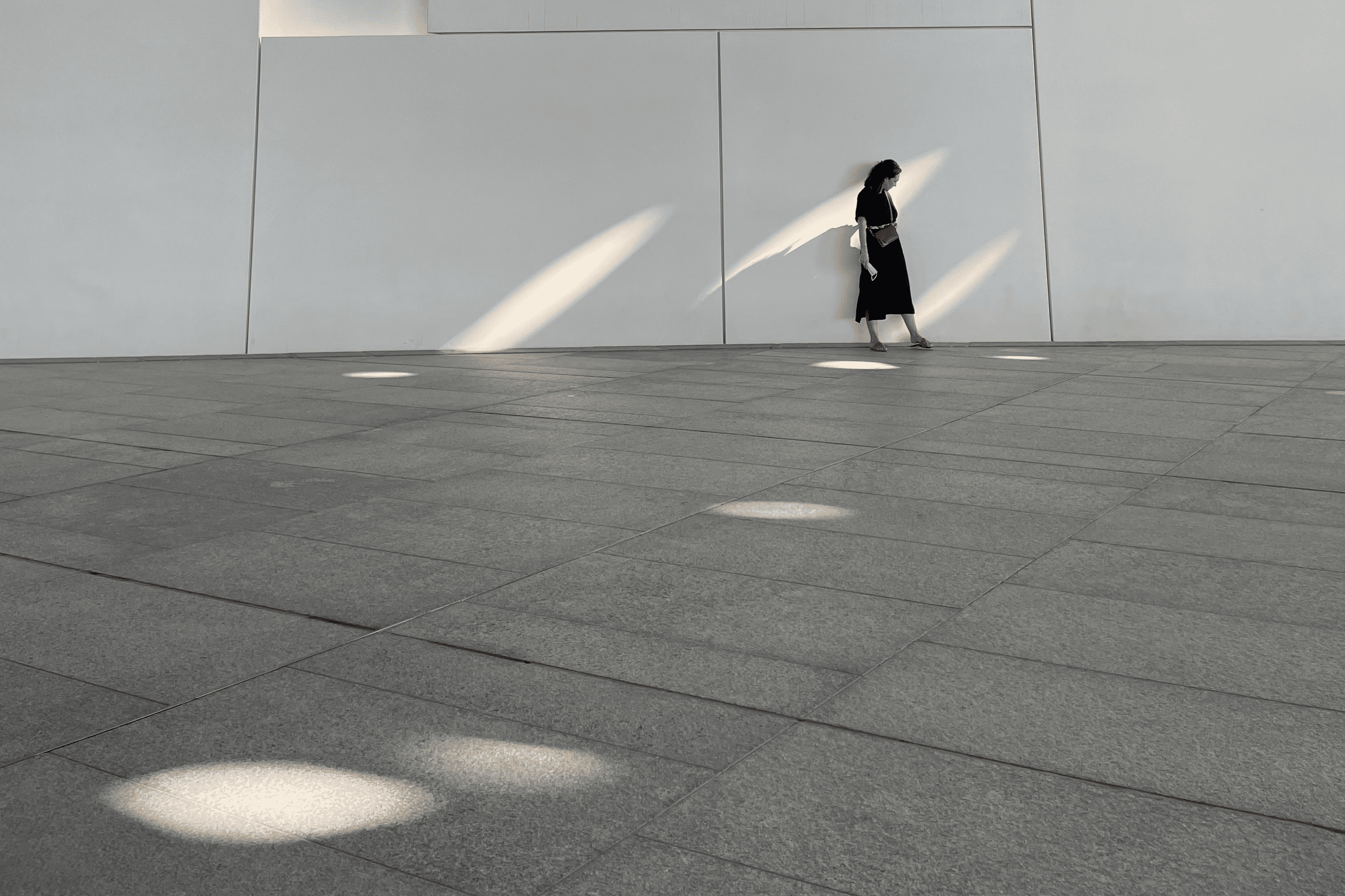 A black female model