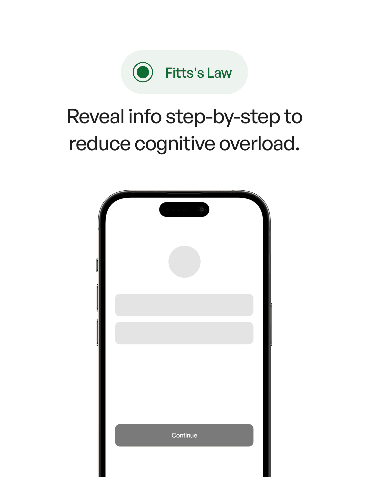 Fitts's Law in UX design