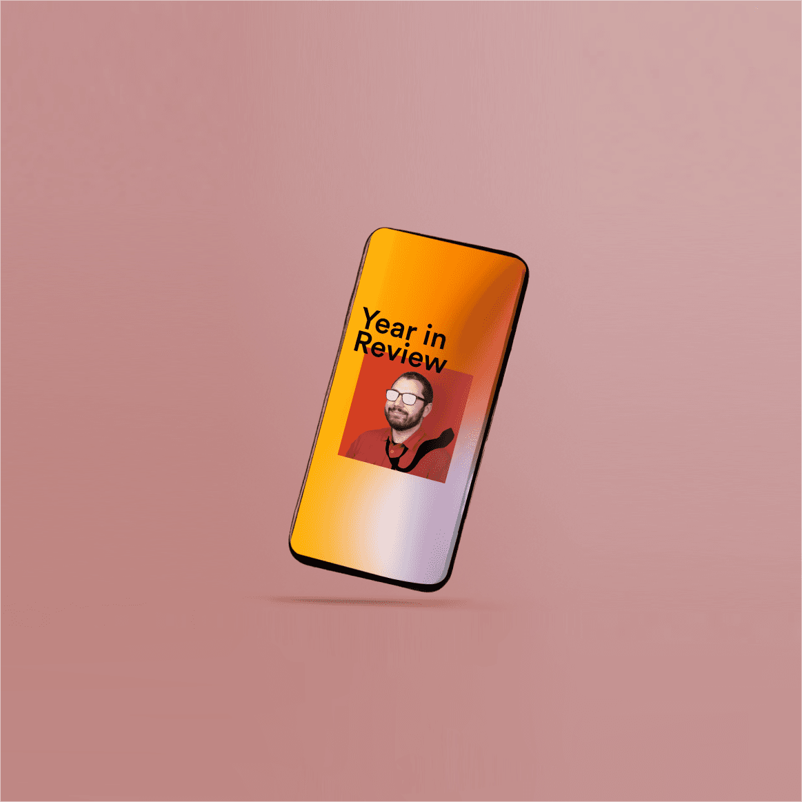 an example of bereal year in review graphics