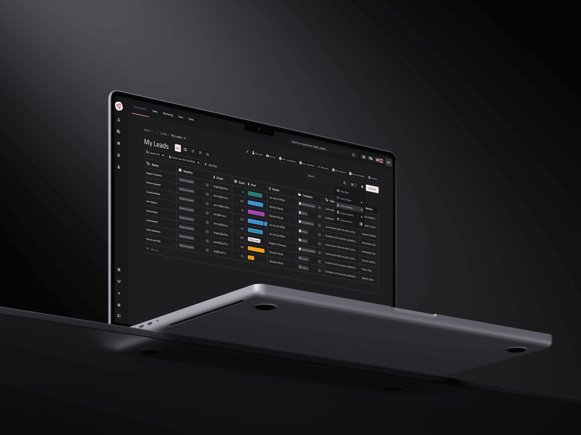 Two screenshots of the website home page
