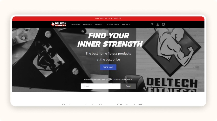 Deliver Heavy-Duty Strength Gear via Deltech Fitness (USA)