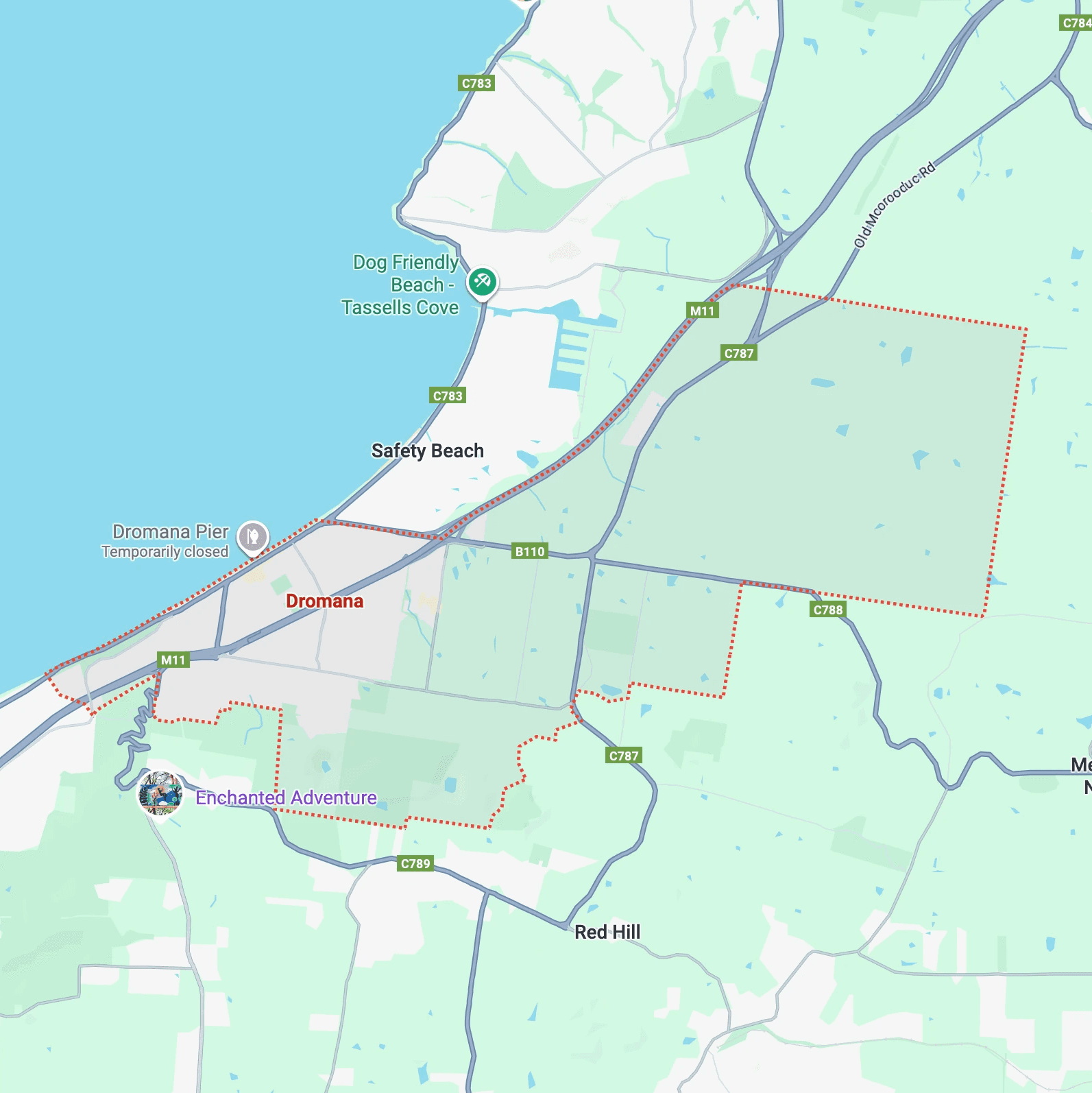 Map of Dromana
