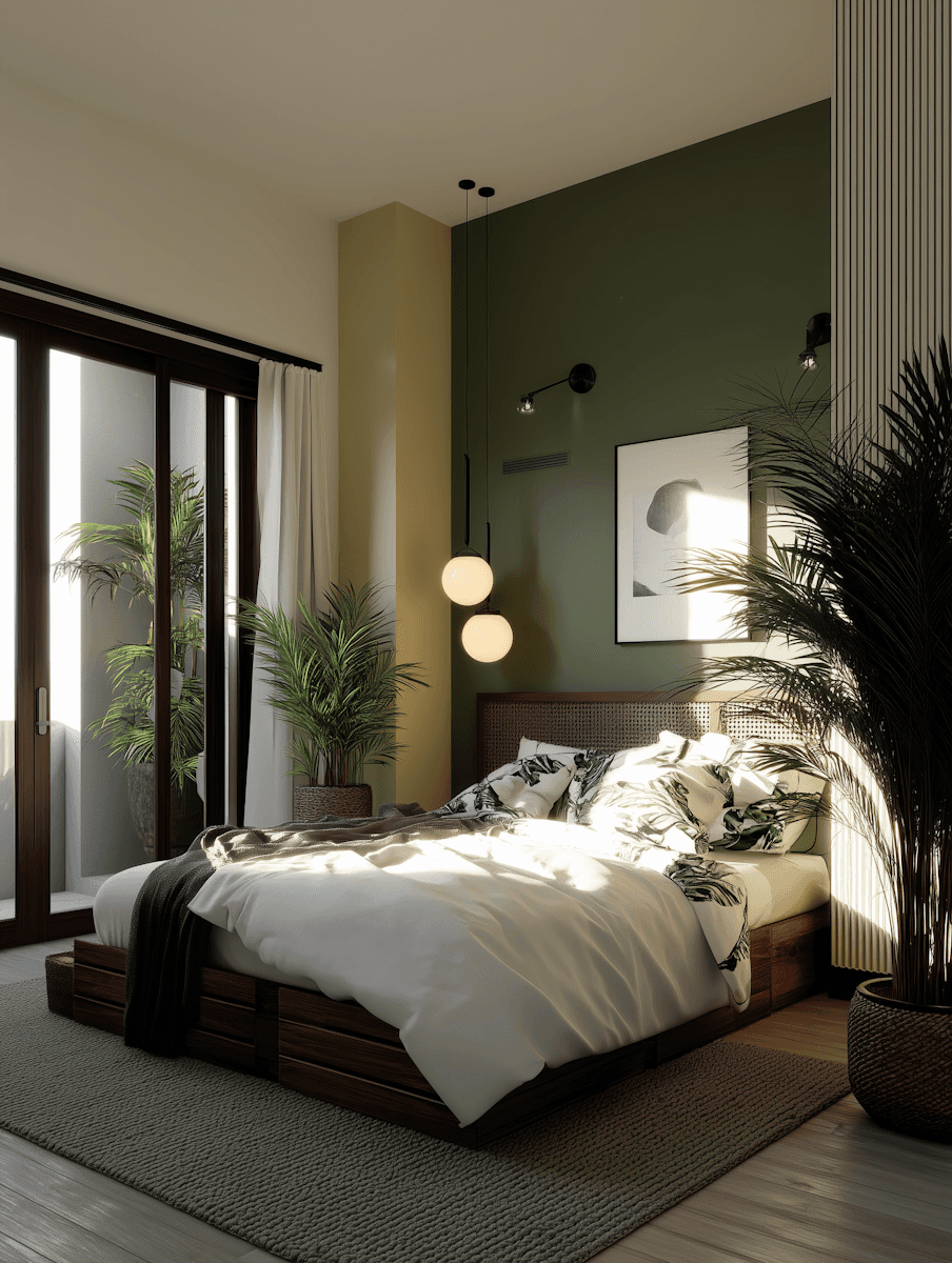 Modern Tropical Bedroom 2