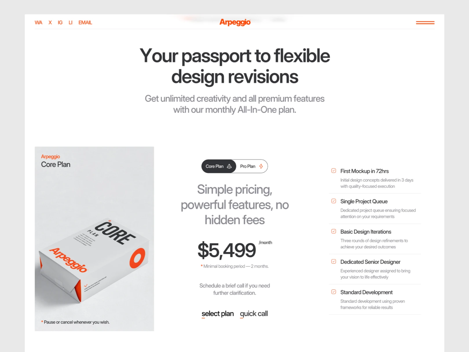 Arpeggio — Agency & Studio Template
