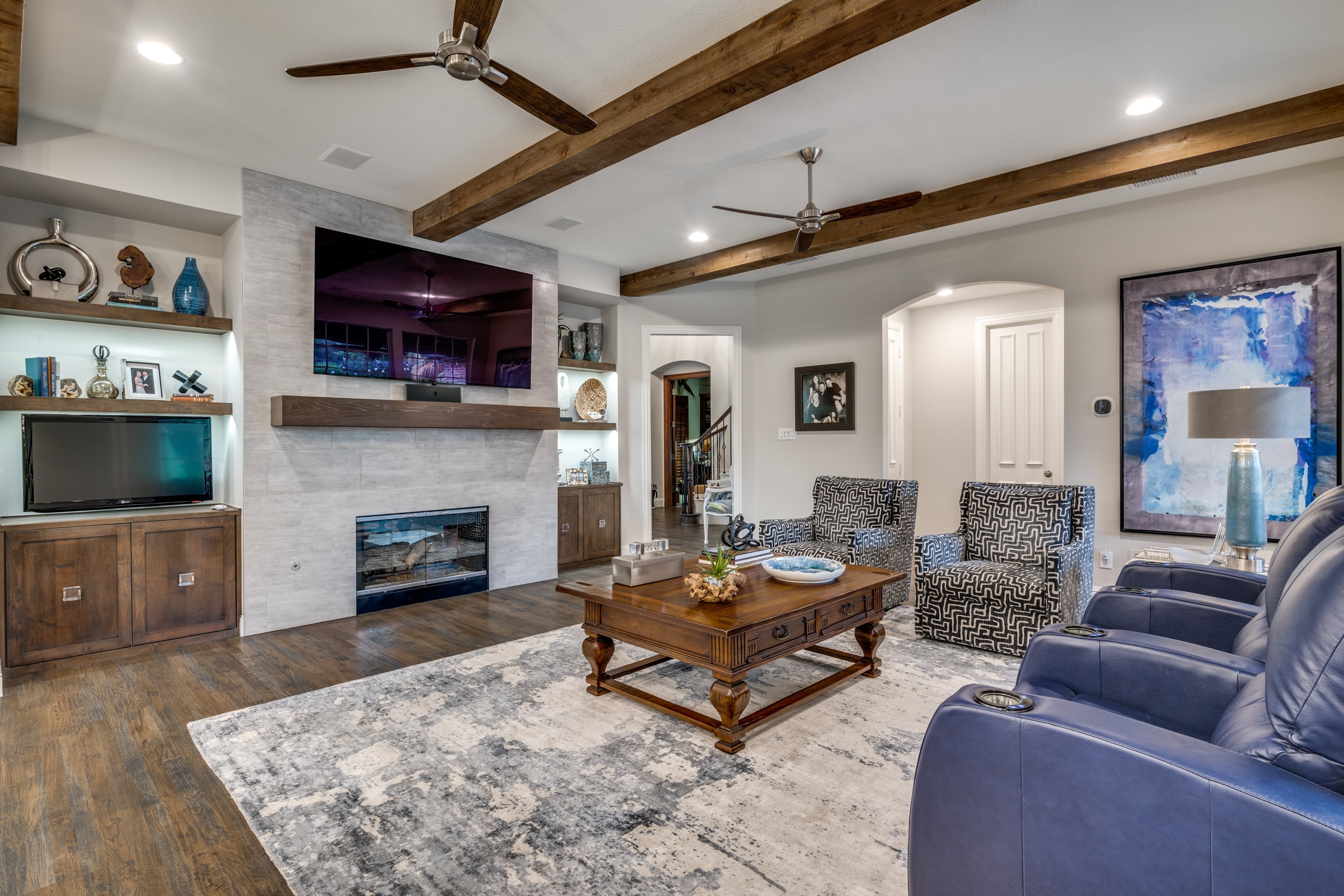 luxury living room remodel