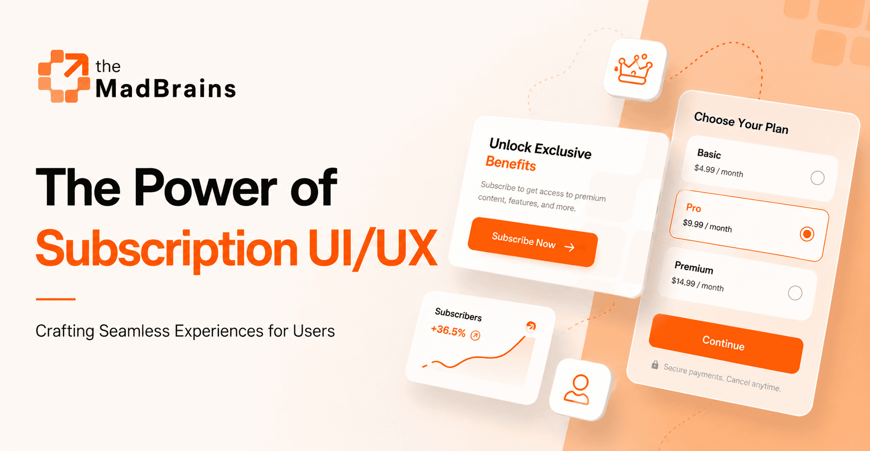 The power of subscription UI/UX image