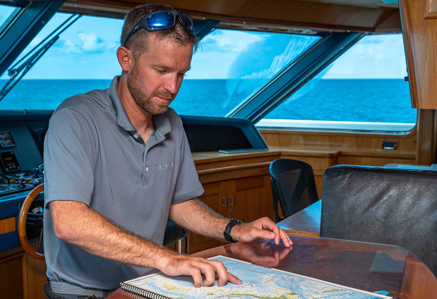 Chief Officer Plotting Course