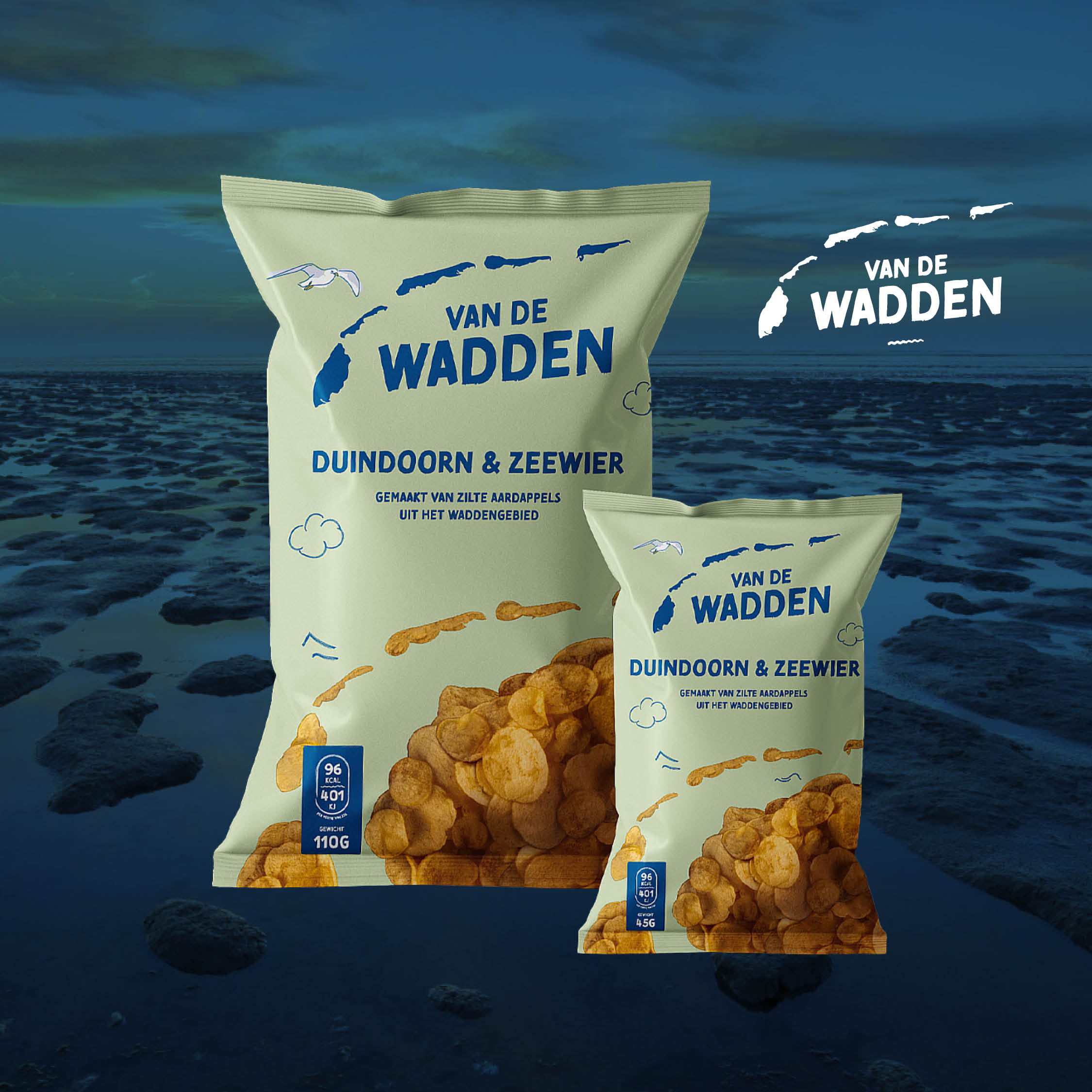 Van de Wadden verpakking