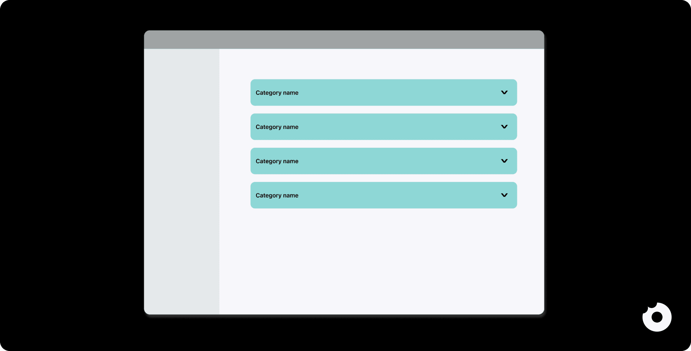 accordion wireframe