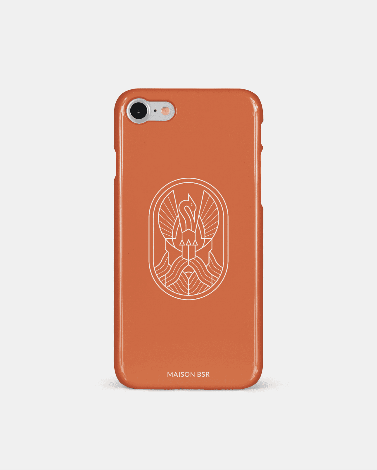 Logo Maison BSR sur une coque de téléphone