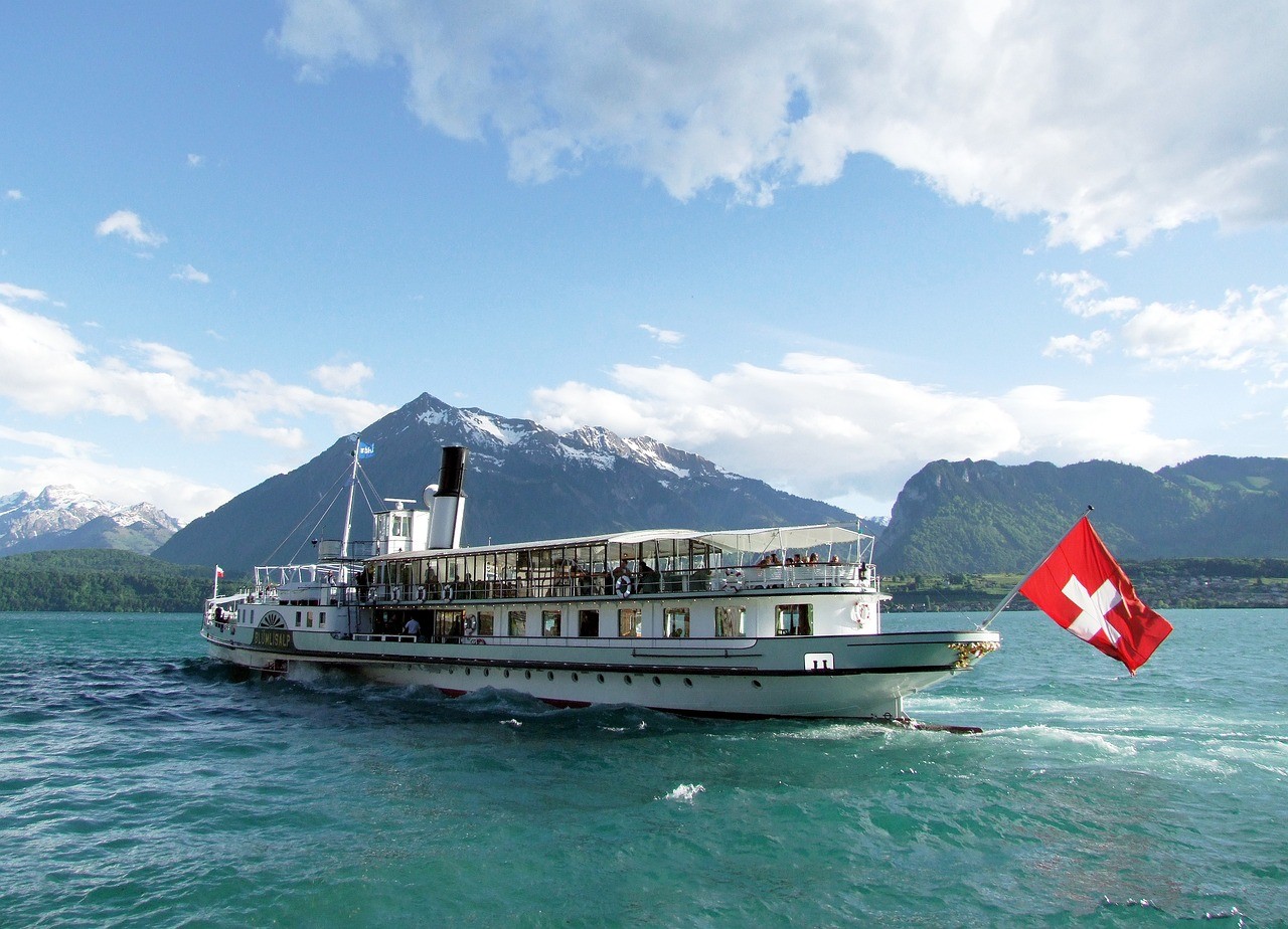 island under white sky