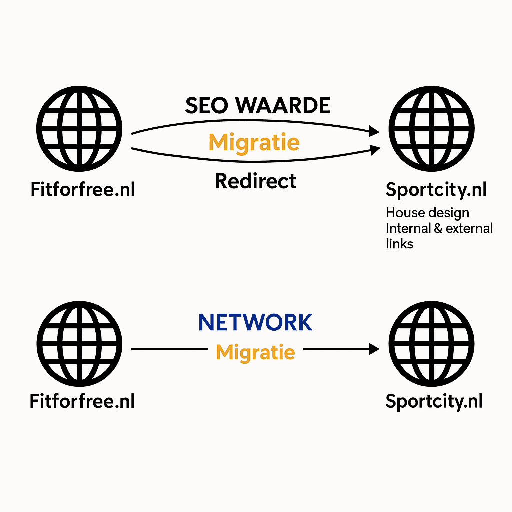 Visual migratie Sportcity