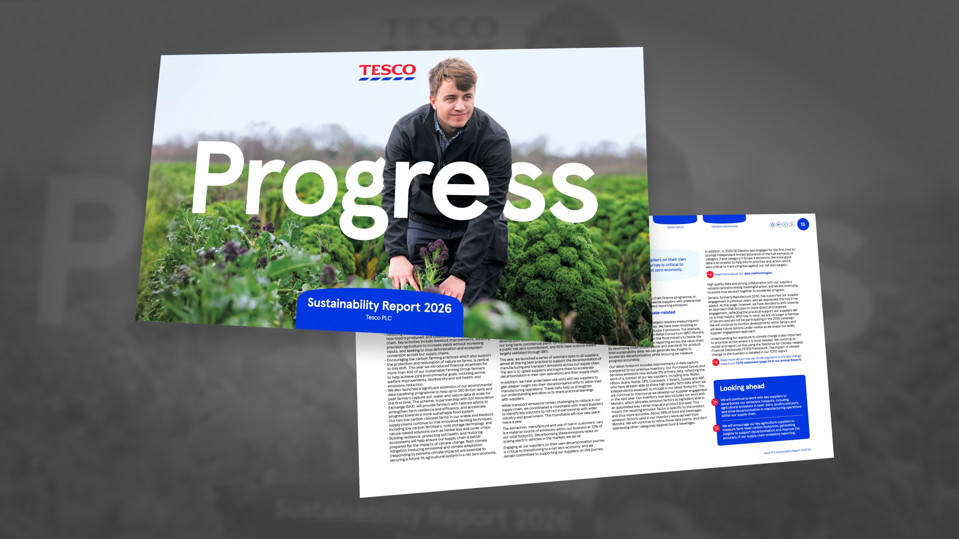 Tesco sustainability report 2026 - Mondra mentioned