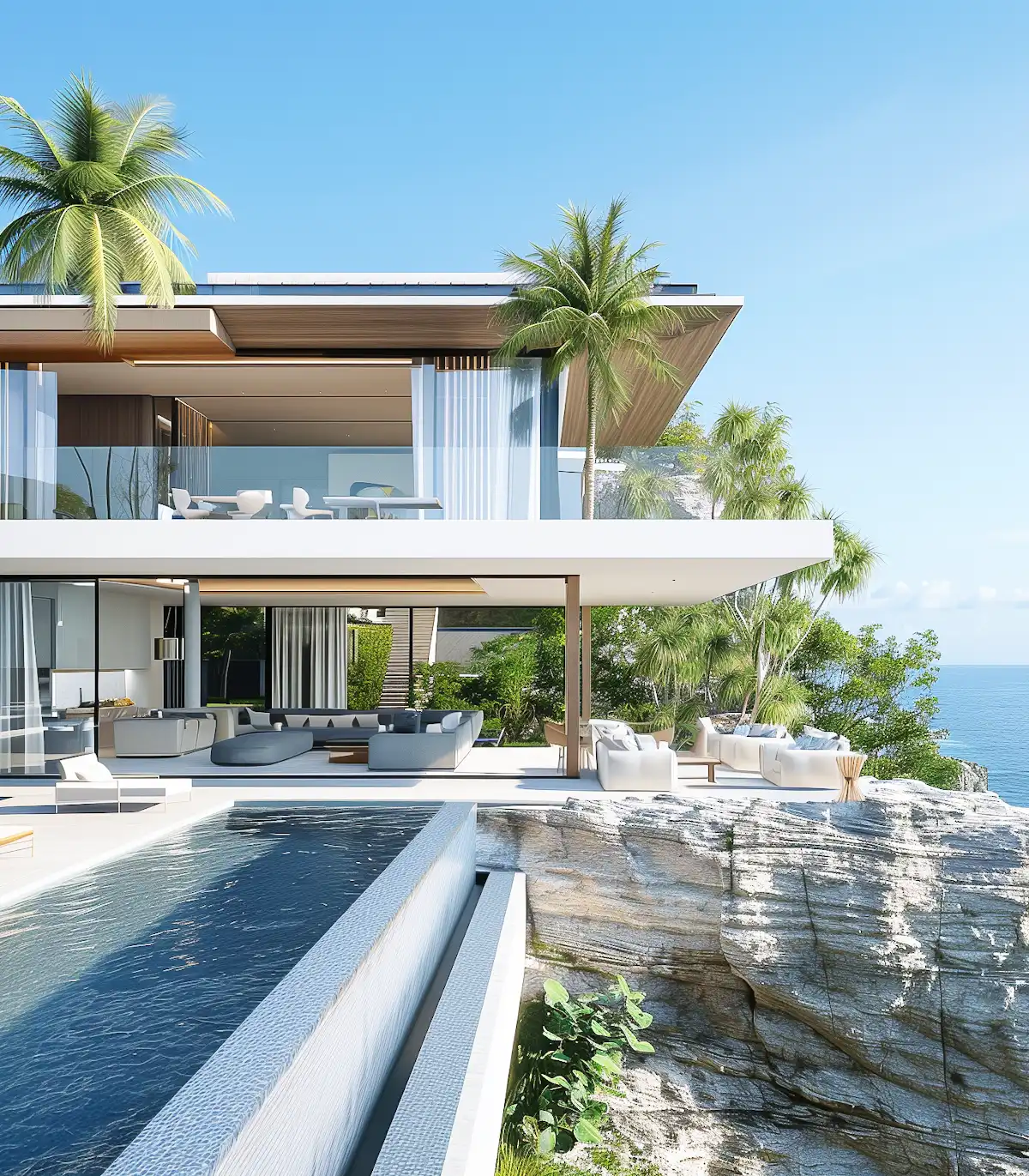 Dubai beach view with sandy shoreline and calm blue water