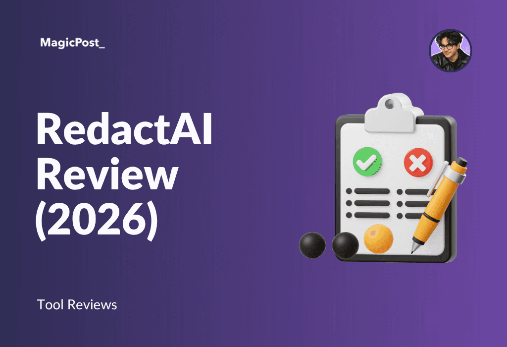 MagicPost's thumbnail for the article "RedactAI Review"