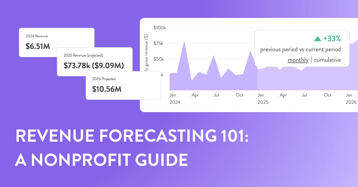Revenue forecasting 101: A nonprofit guide