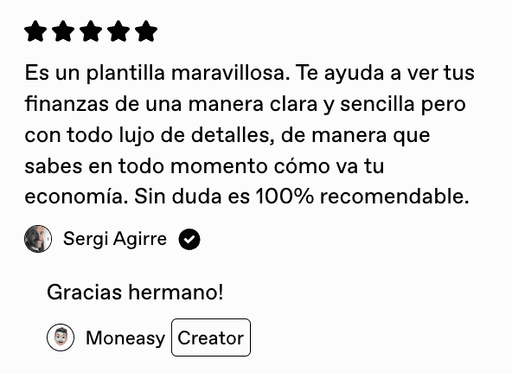 Testimonios Moneasy Gumroad