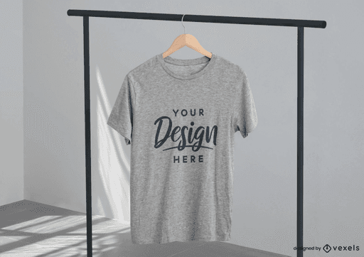 hanging shirt mockup