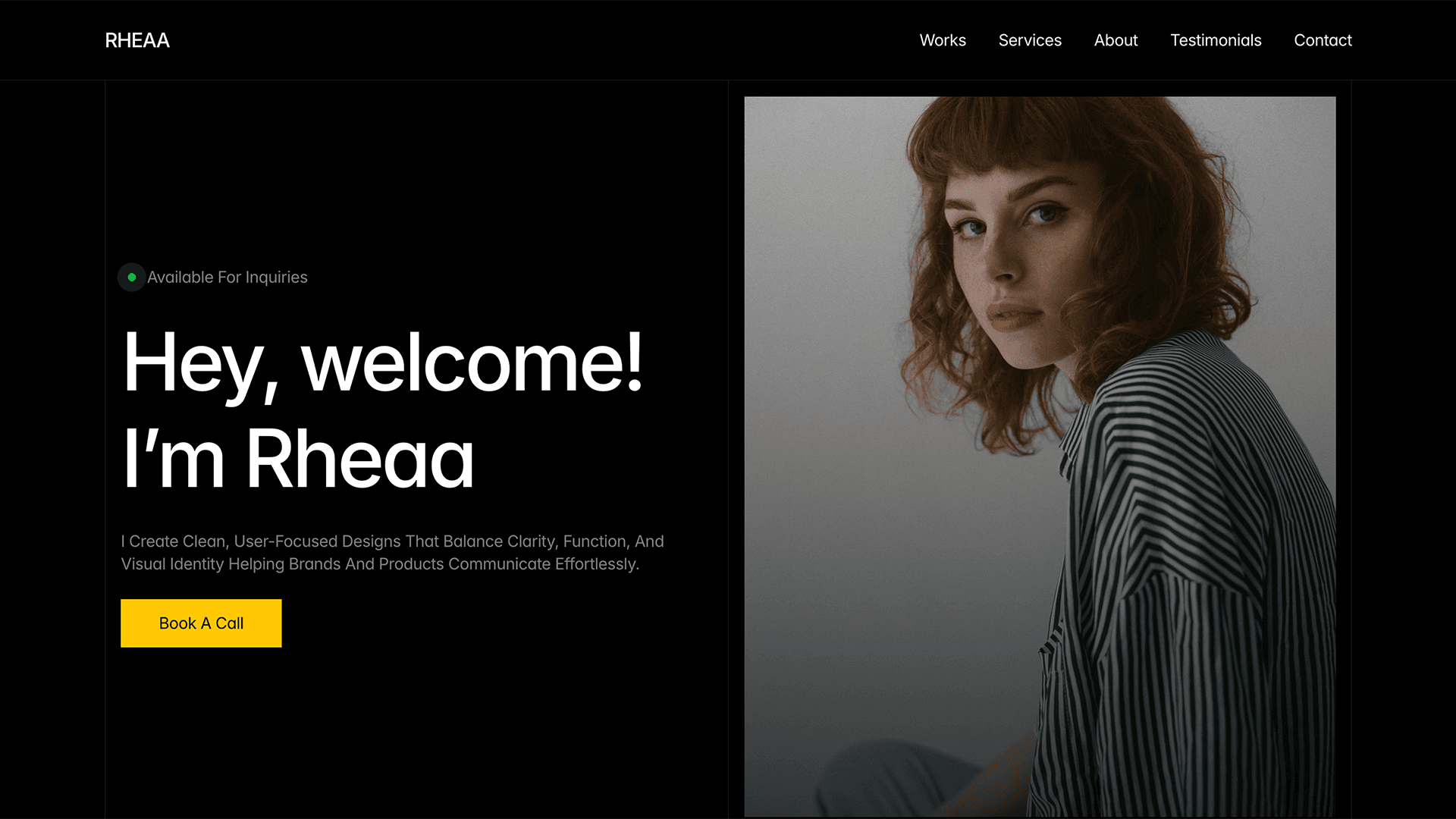 Rheaa Framer template