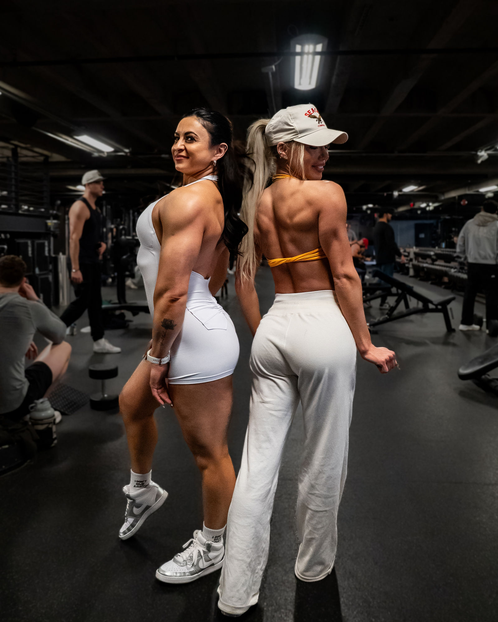 A woman of color doing yoga
