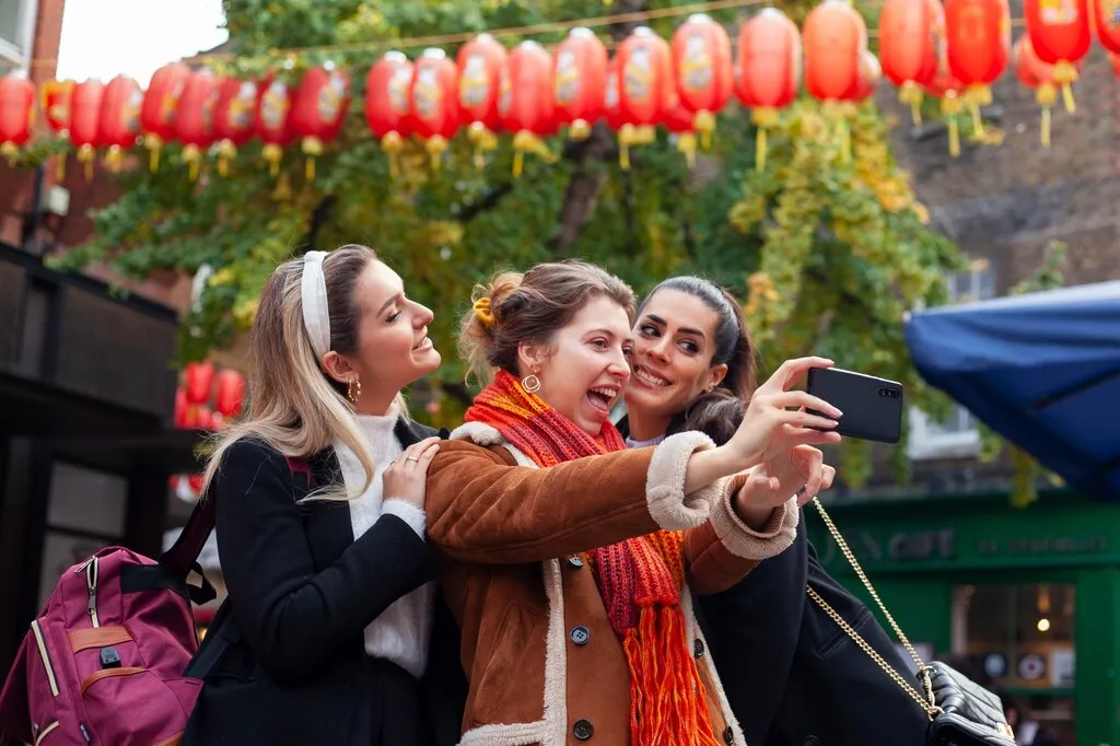 中国新年中的外国人
