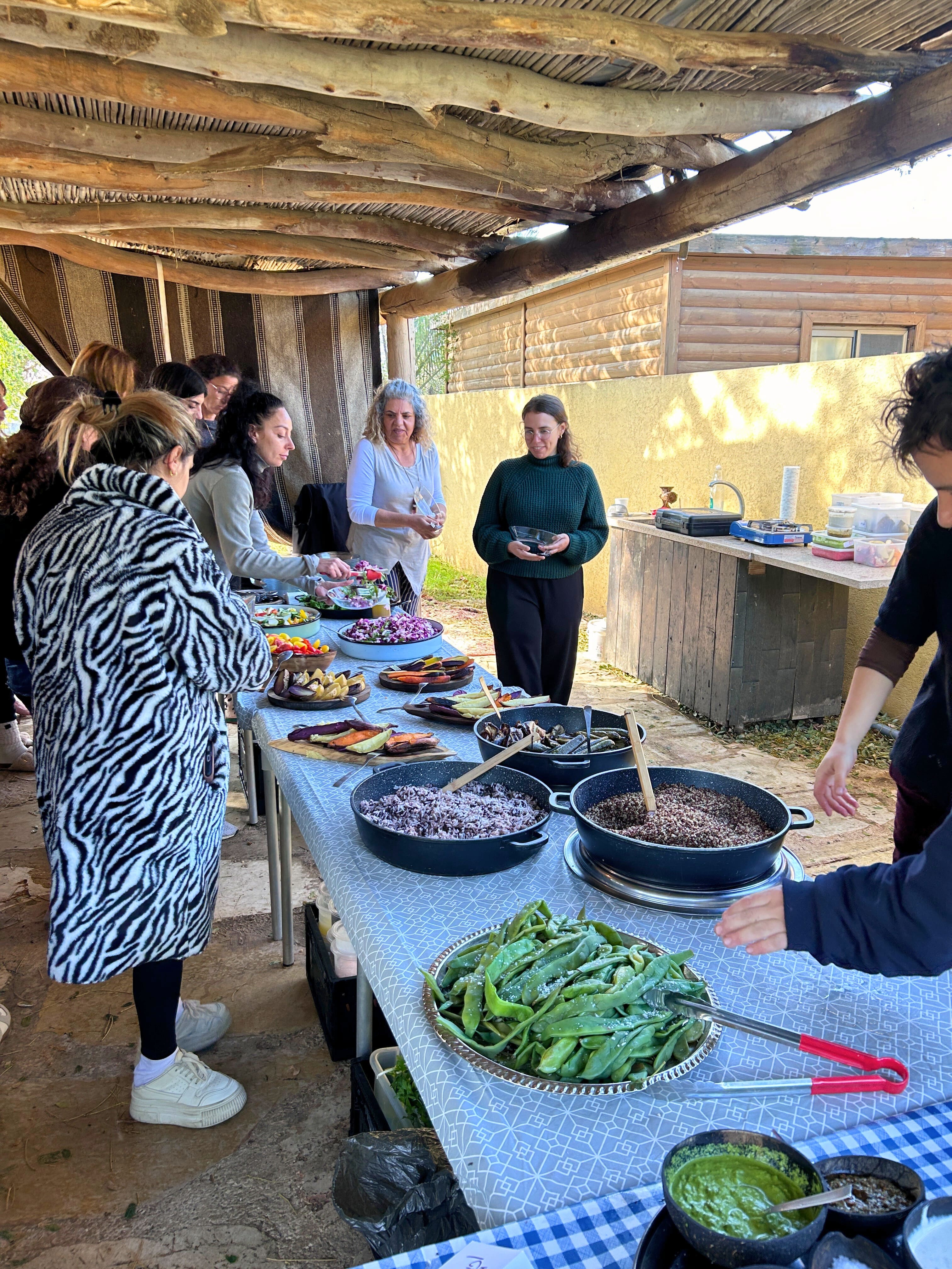 inside the pagoda retrit