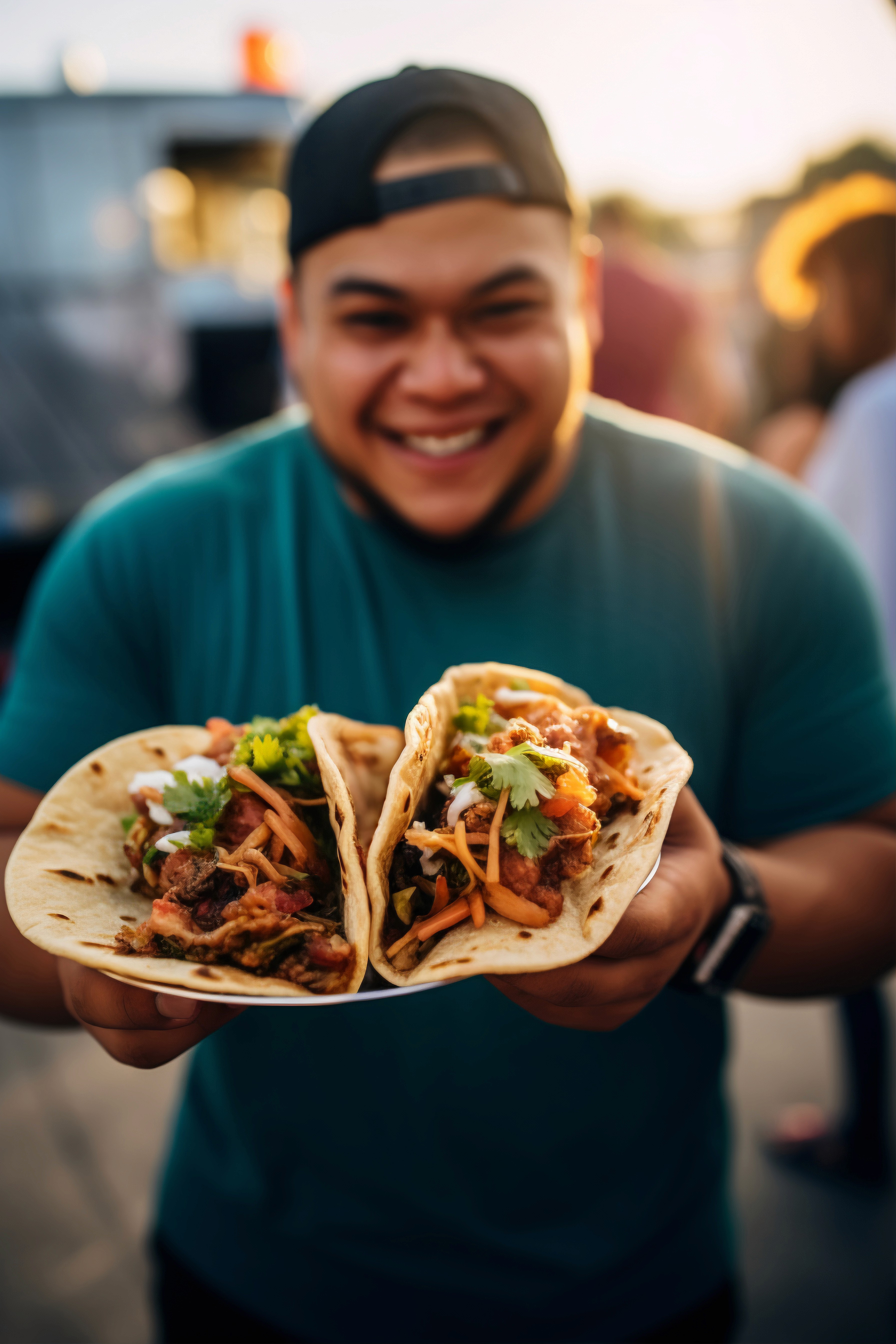 woman in white lace shirt holding brown woven basket