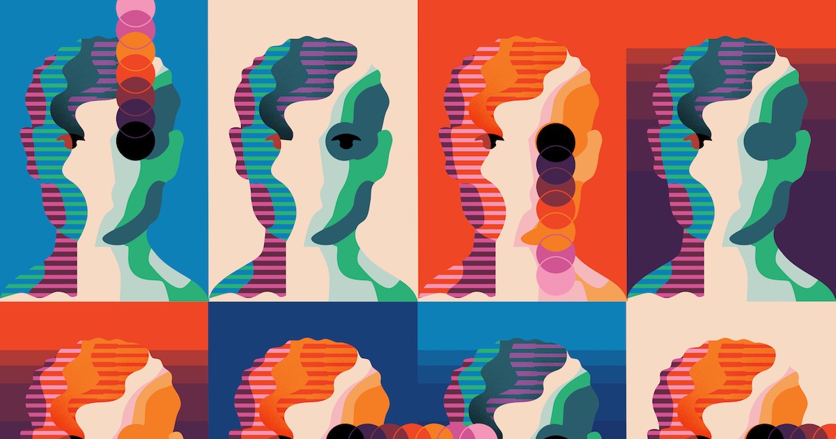 Cultural Fund banner image with stylised grid of heads