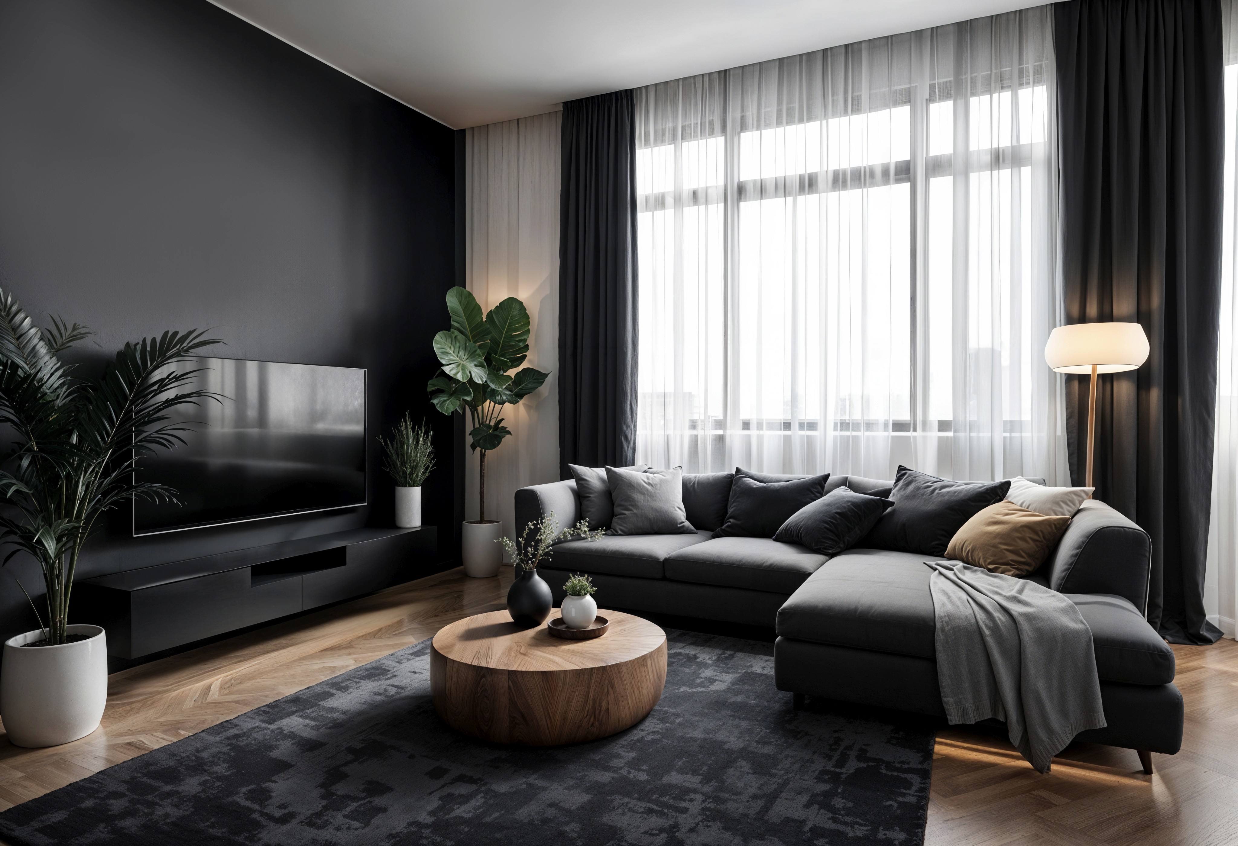 Close-up portrait of a person wearing a gray insulated hooded jacket with the hood up, showing their face framed by the hood against a light background.