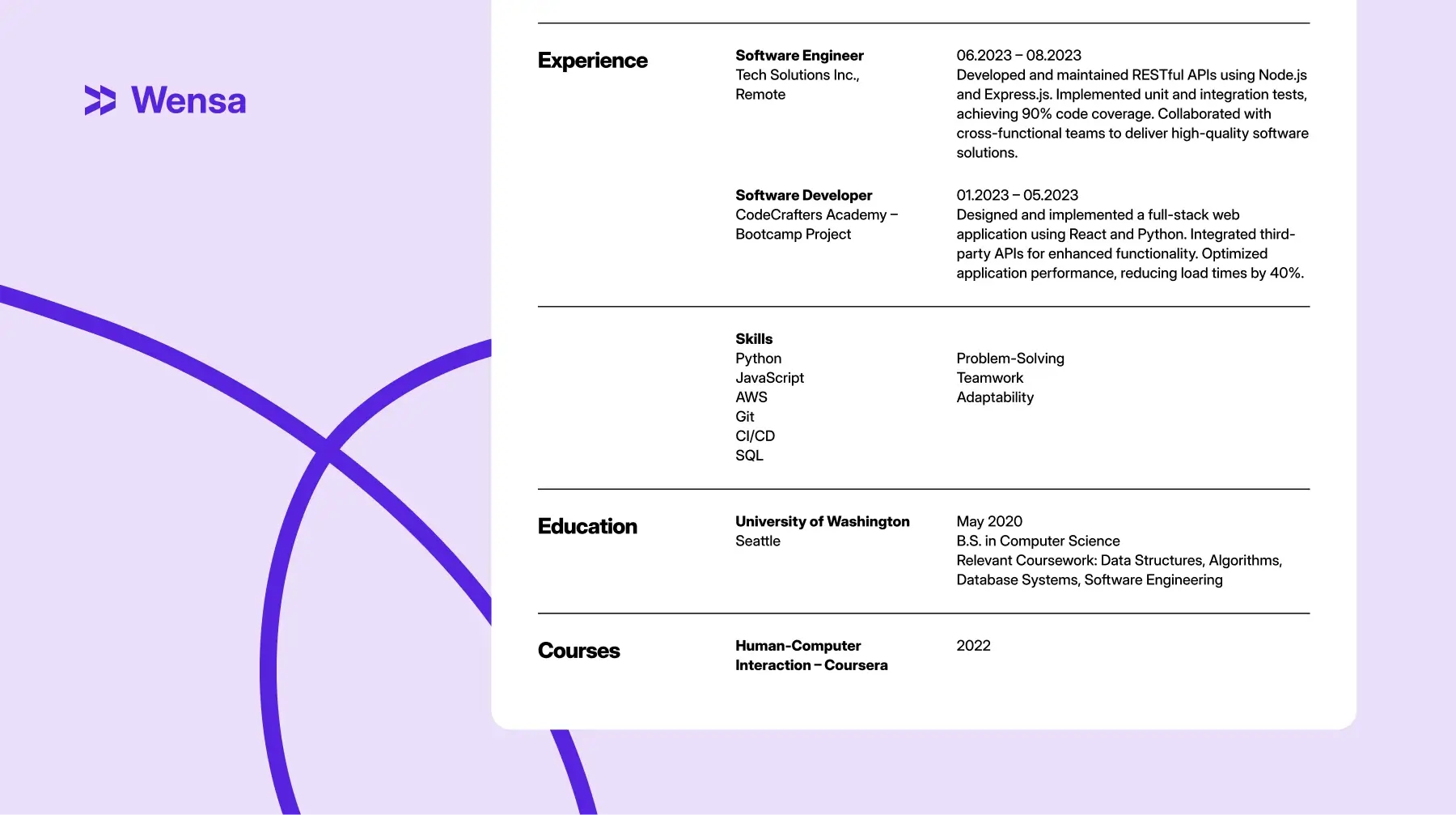 resume skills examples for engineering