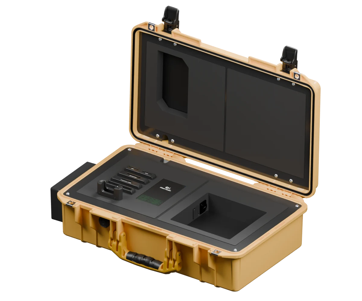 Open Pixel Cube with modular card readers and built-in screen