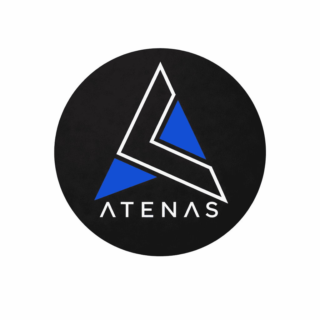 Logo de Atenas Gym equipado por PesasFit