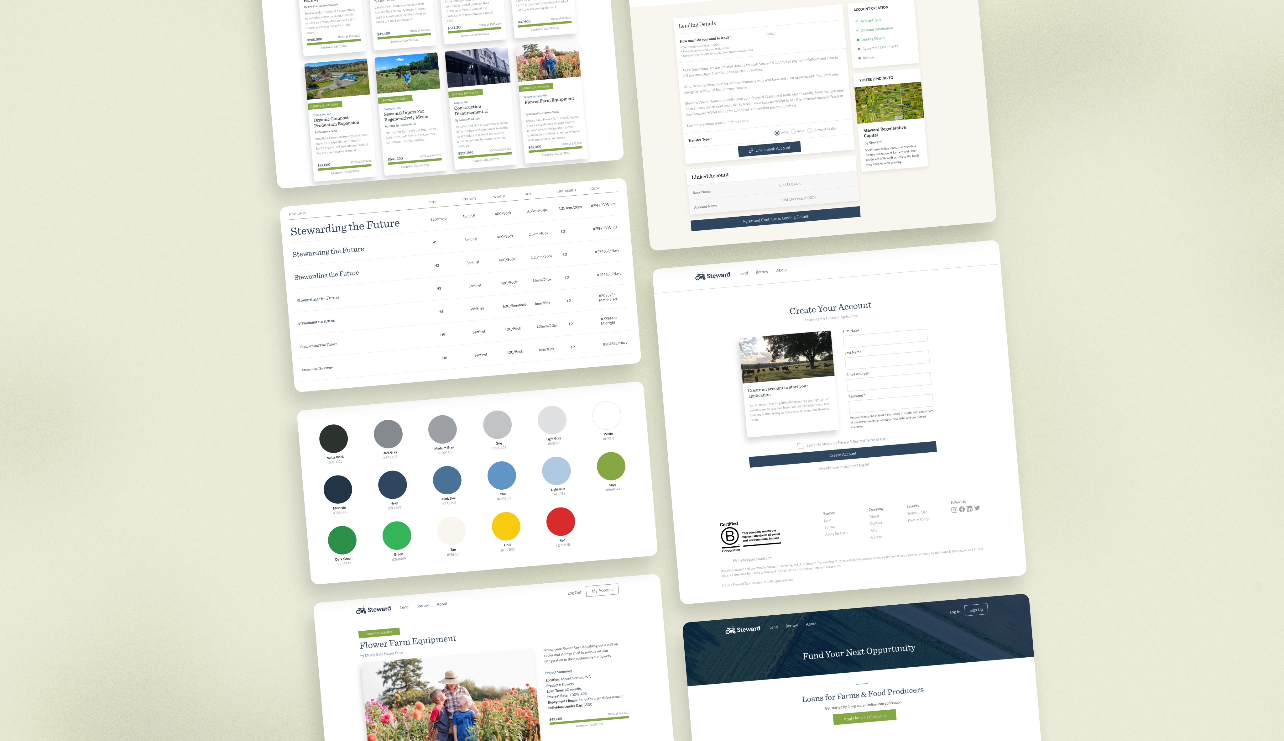A screen for a desserts header website