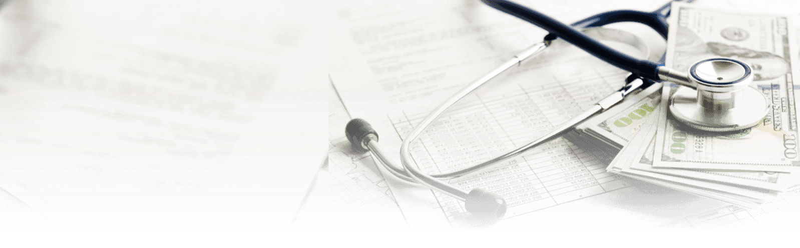 magnifying glass on documents