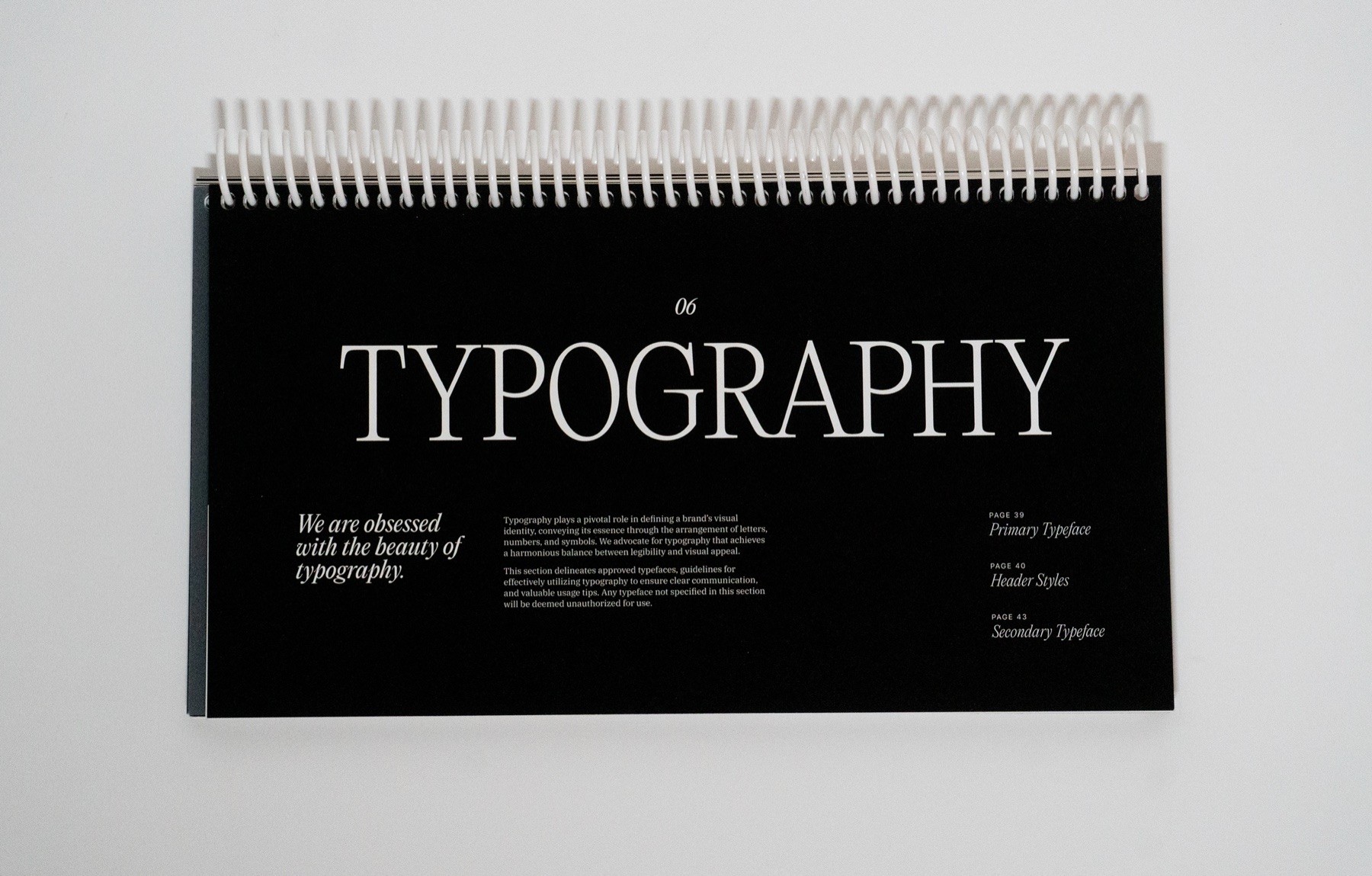 Simon & Schuster brand guidelines spread 37