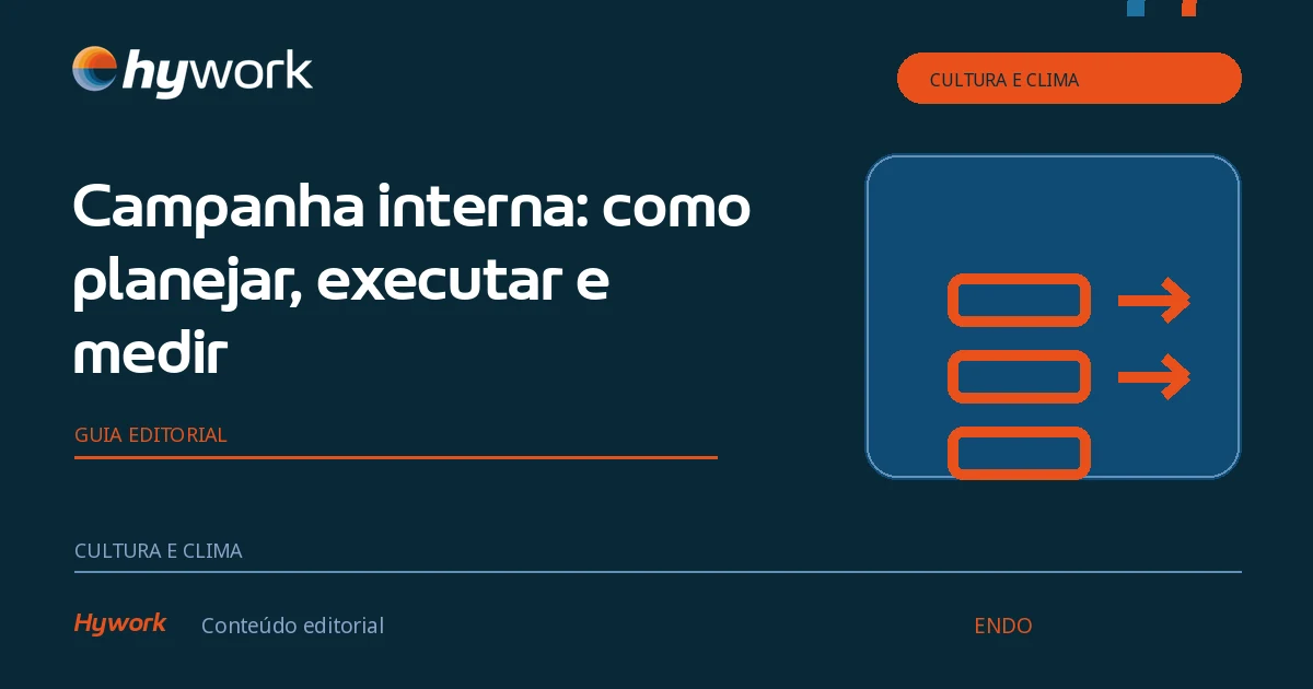 Capa editorial sobre campanha de endomarketing.