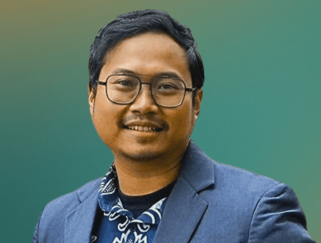 Portrait of portfolio creator