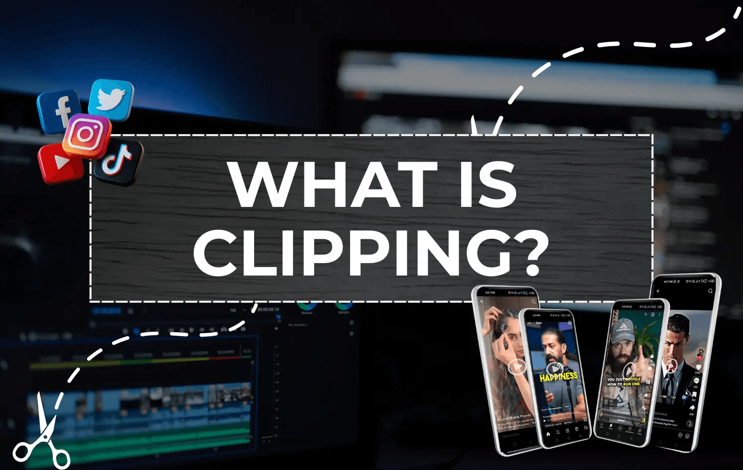 Graphic explaining social media video clipping - How to Start Clipping on Instagram