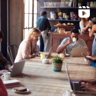 Menschen in einem Café