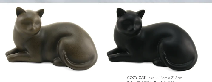 Cozy Cat Urns – original supplier products