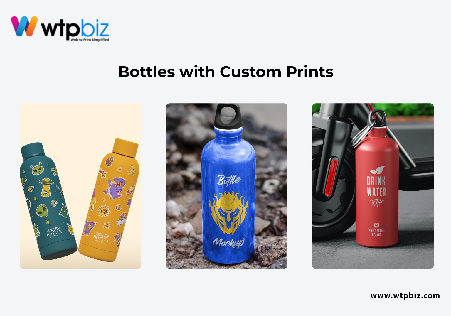 Bottles with Custom Prints